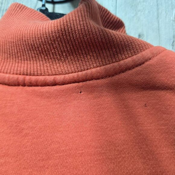 Nike SPORTSWEAR PHOENIX FLEECE 1/2 ZIP CROPPED SWEATSHIRT Women Magic Ember/Sail - Picture 5 of 7